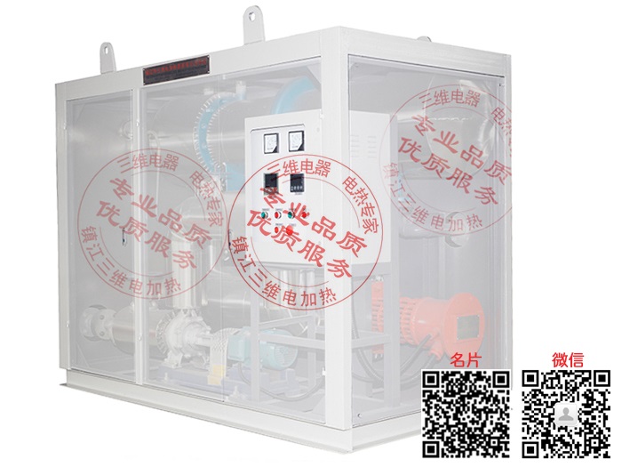 产品名称：防爆电加热导热油炉
产品型号：SWDL-a-b/a为介质,b为功率大小
产品规格：0KW～10000KW/非标定制