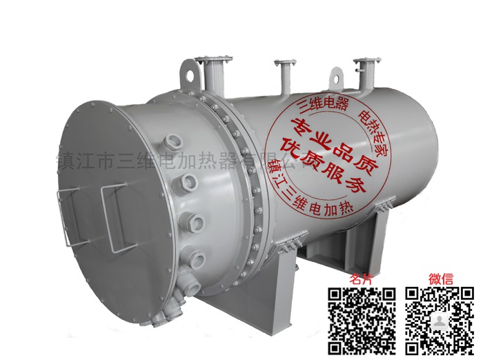 产品名称：钛合金海水加热器
产品型号：SWDL-a-b/a为介质,b为功率大小
产品规格：0KW～10000KW/非标定制